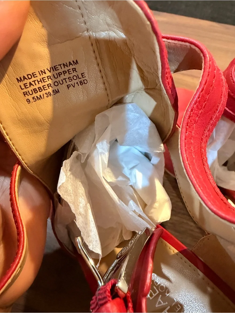 MICHAEL Michael Kors Scarlet Blaze Open Toe Bootie Leather Stripy High Heels
